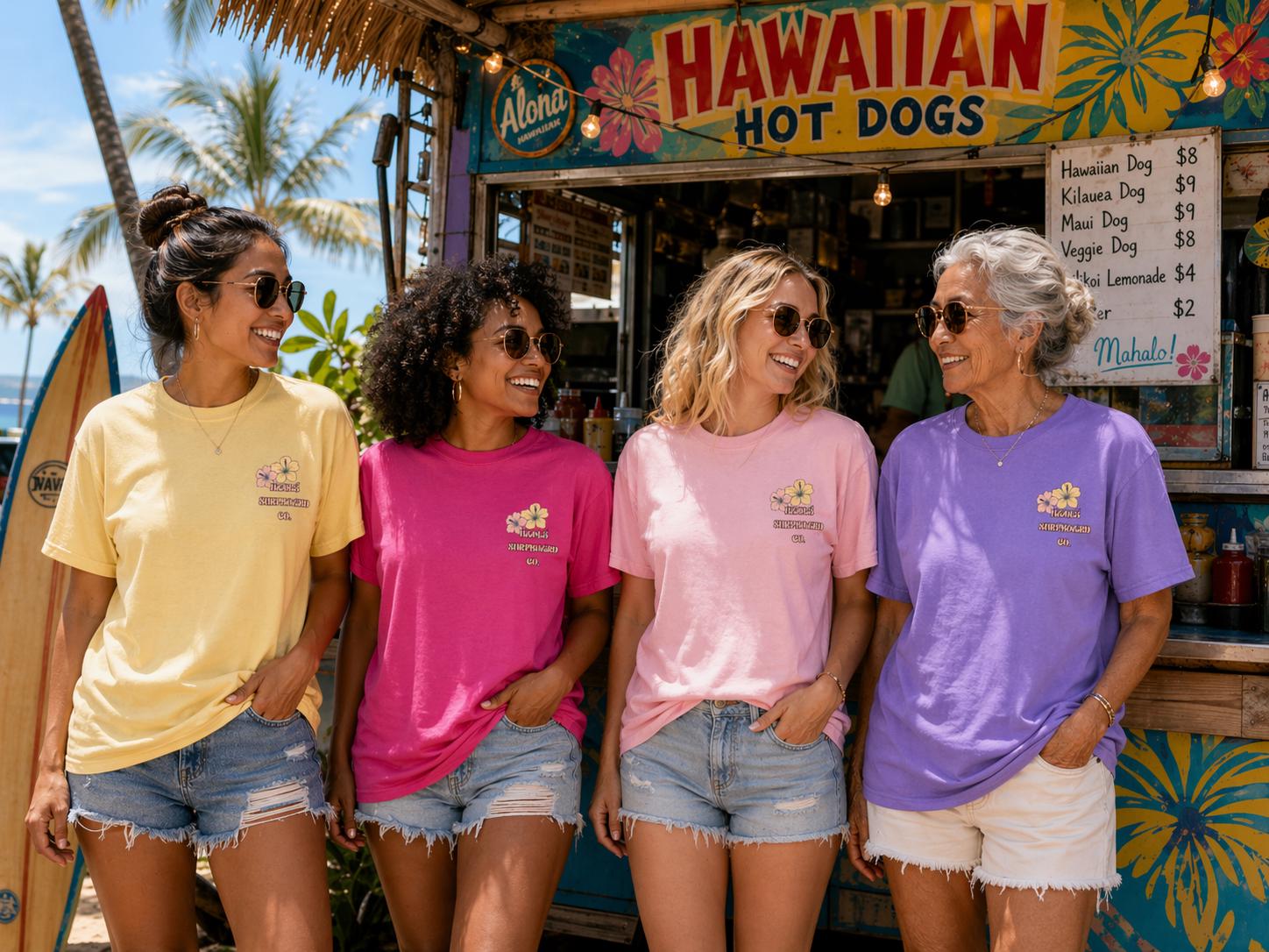 Aloha Hawaii Surf Graphic Tee