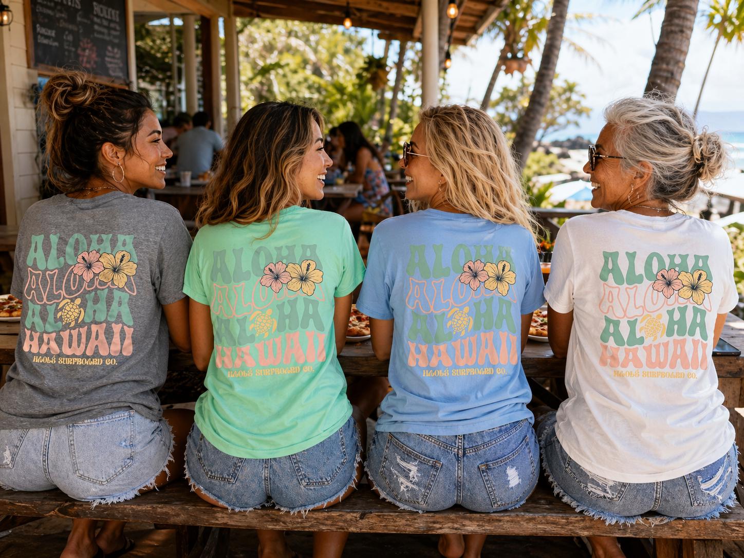 Aloha Hawaii Surf Graphic Tee