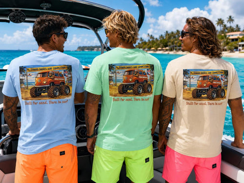 Built For Sand, Born To Surf Graphic Tee