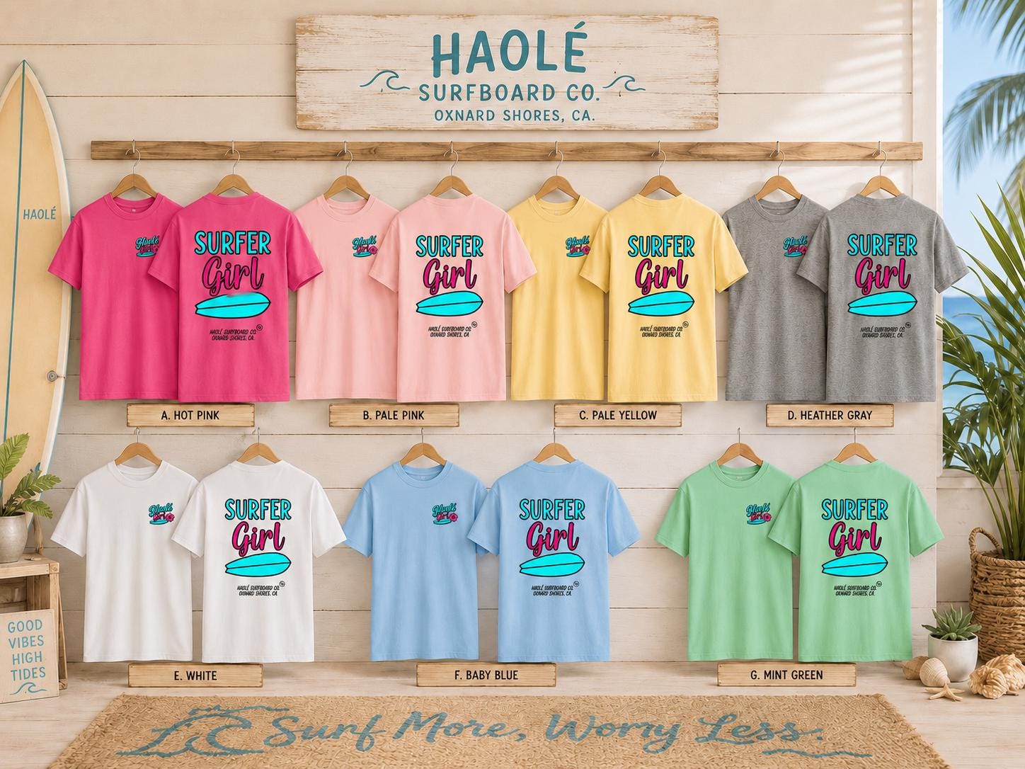 Surfer Girl Beach Tee