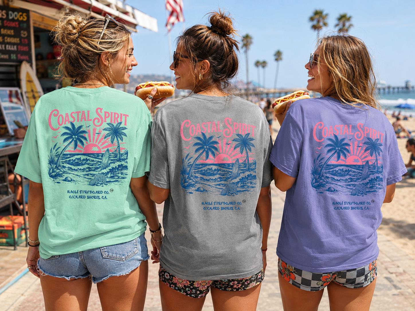 Palm Sunset Beach Tee