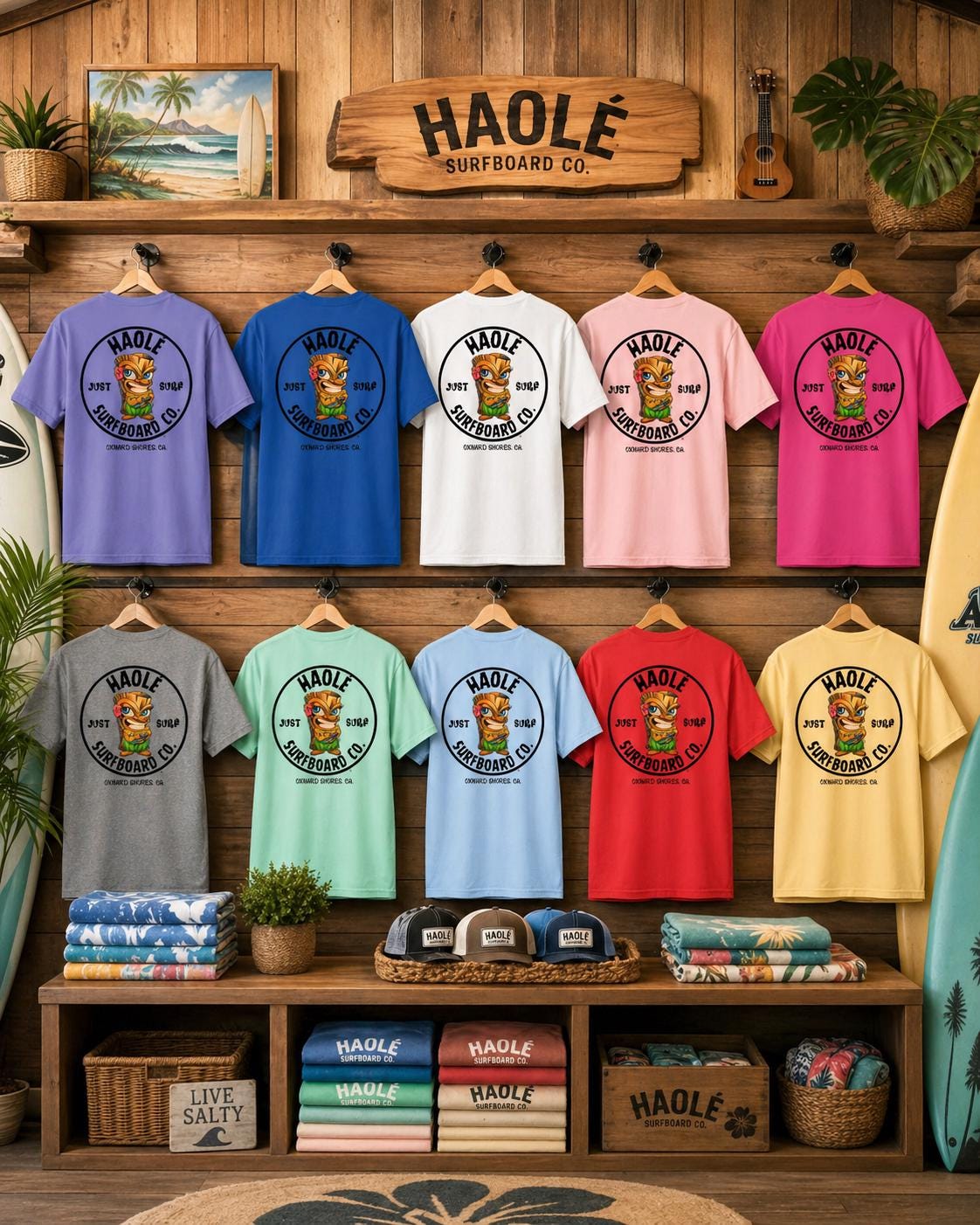 Cheeky Tiki Surf Tee