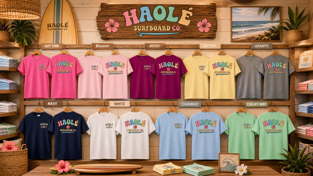 Haolé Surfboard Co. Beach Graphic Tee