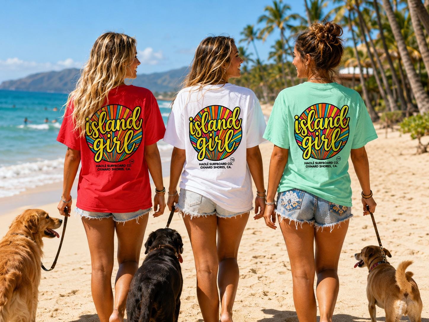 Island Girl Beach Graphic Tee