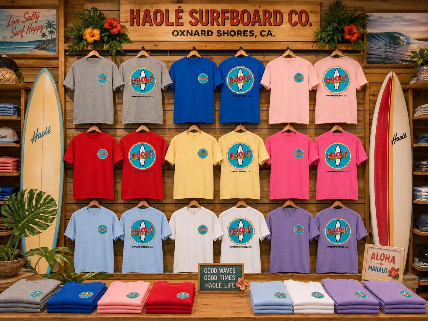 Unisex Surfboard Badge Graphic Tee