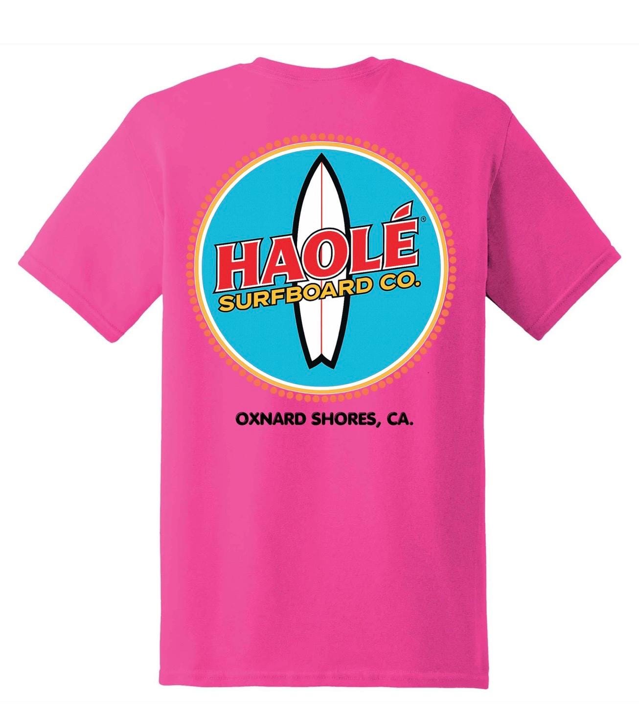 Unisex Haolé Surfboard Badge Summer Surf T-Shirt