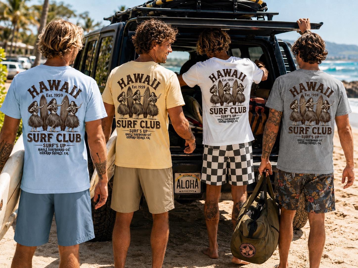 Hula’s and Longboards Graphic Tee