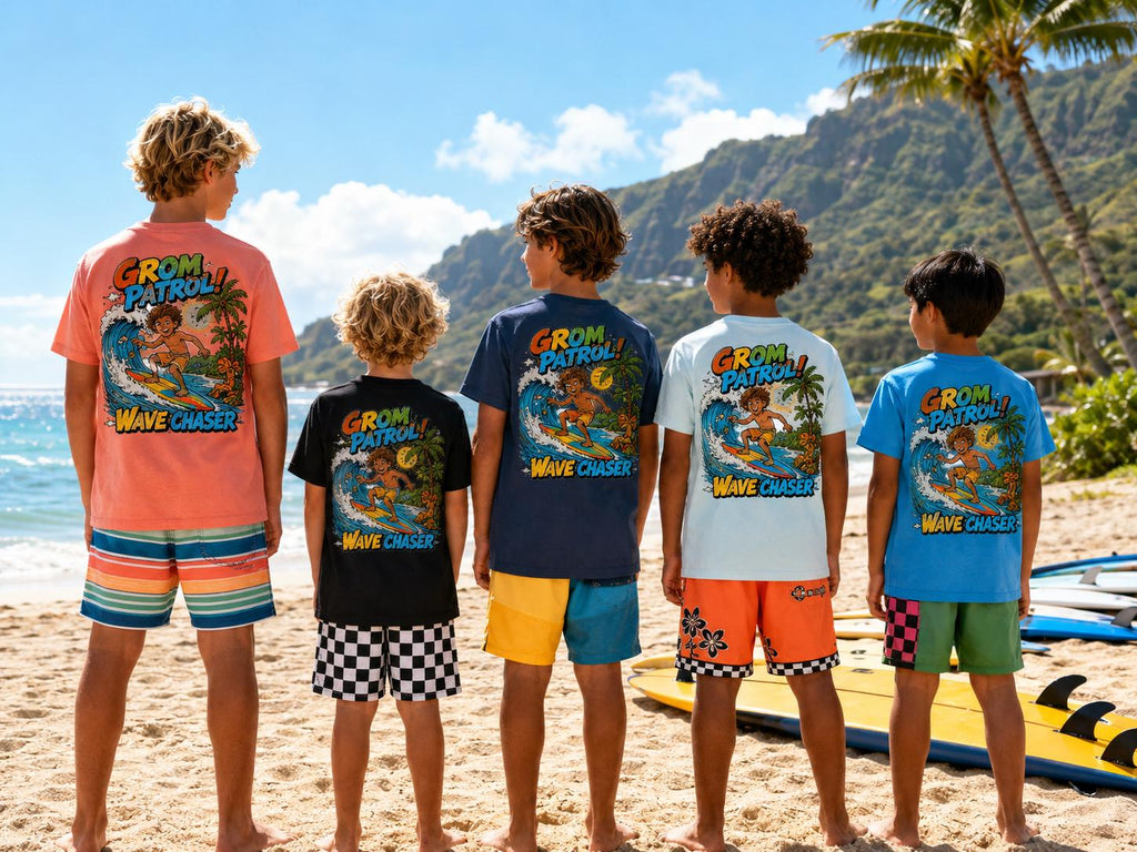 Boys Grom Patrol Surf Comfort Colors  Tee