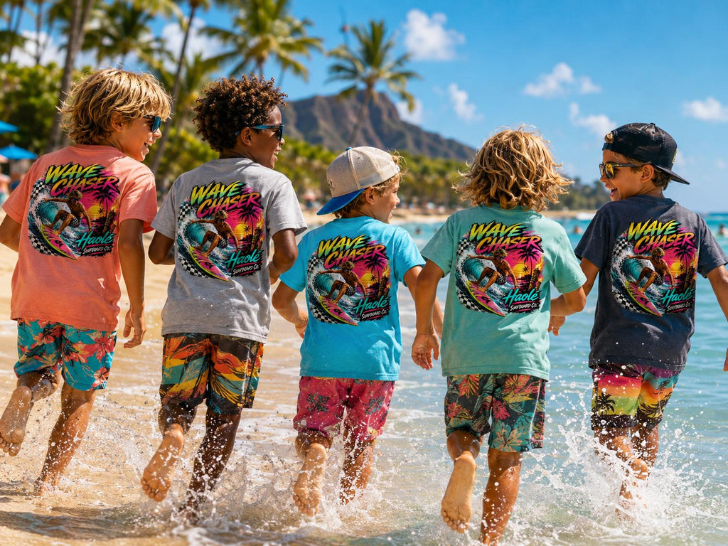 Boys Grom Wave Catcher Surf Tee