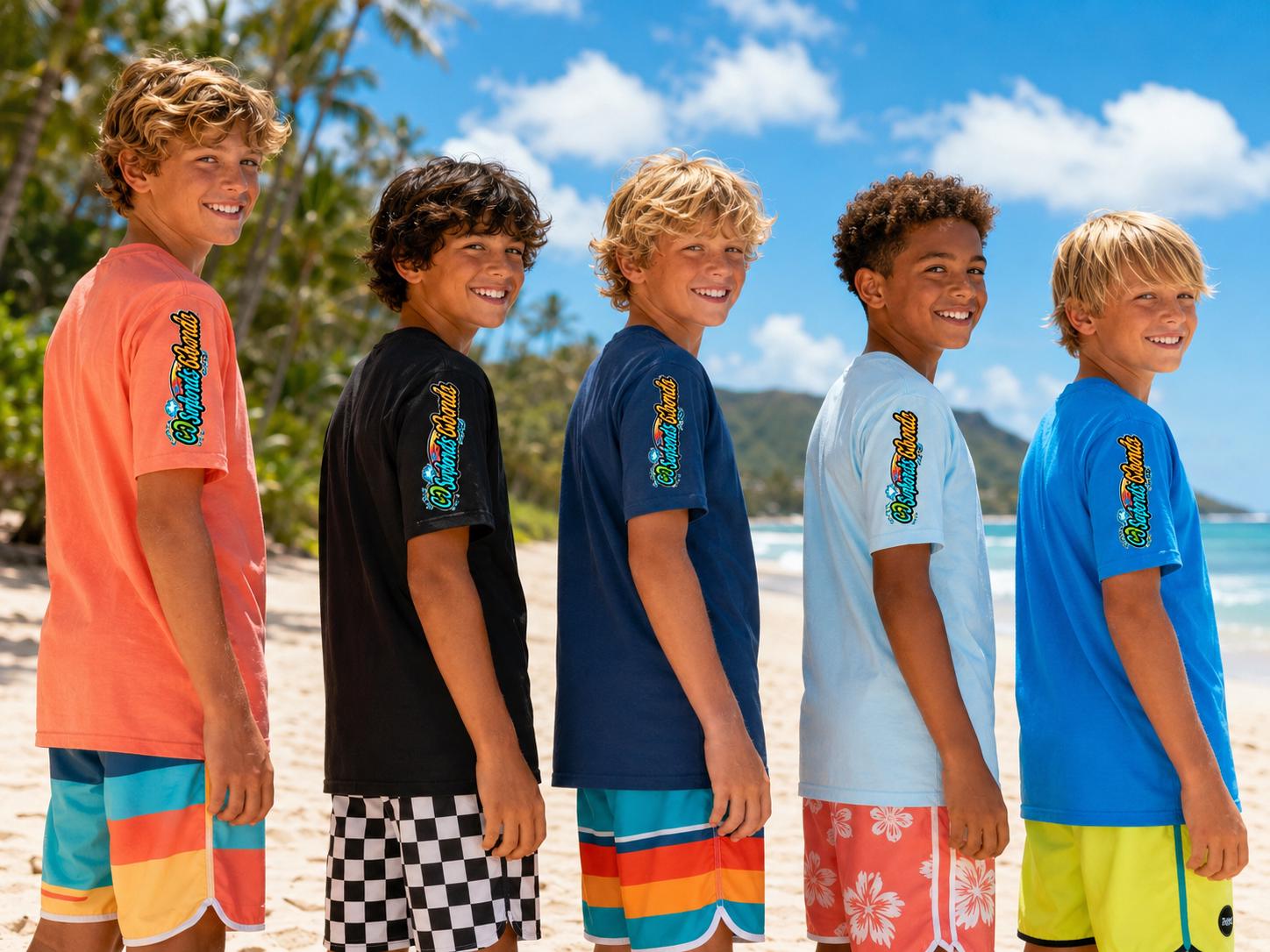 Boys Grom Patrol Surf Comfort Colors  Tee
